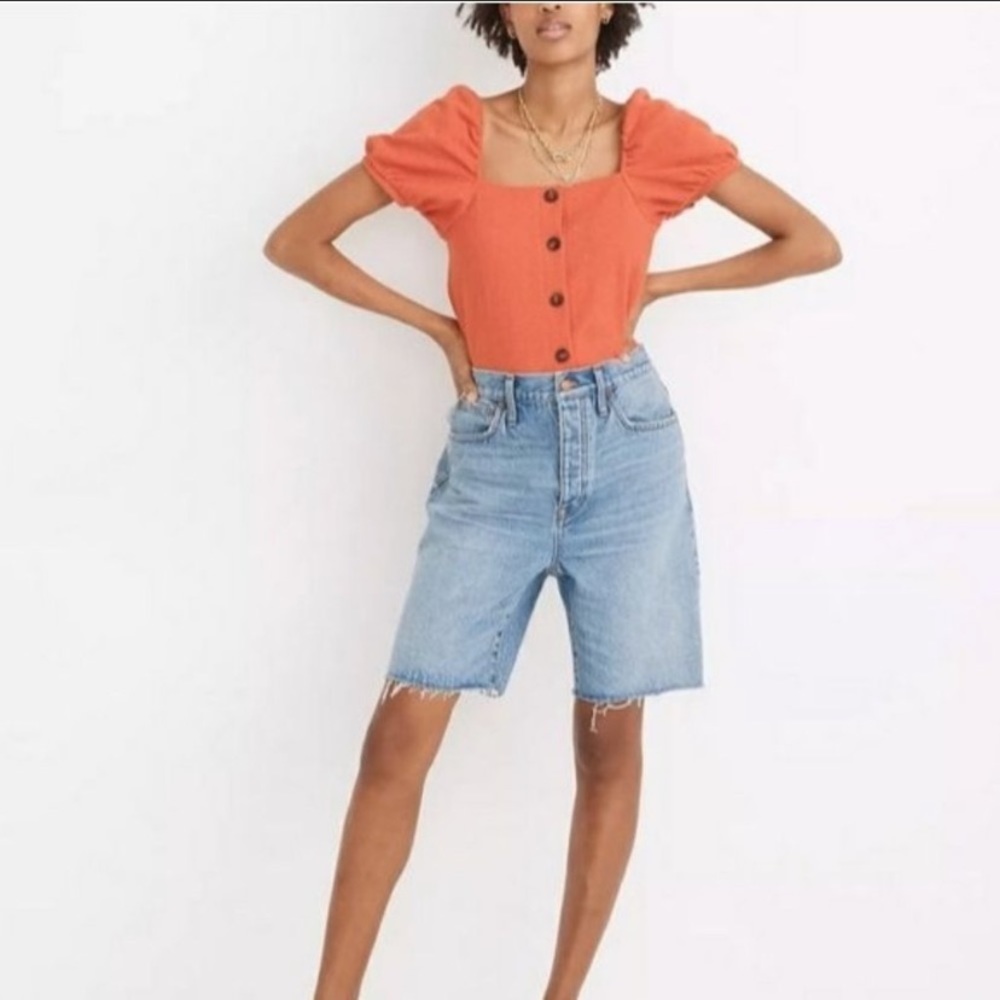 NWT Madewell Denim Bermuda Shorts